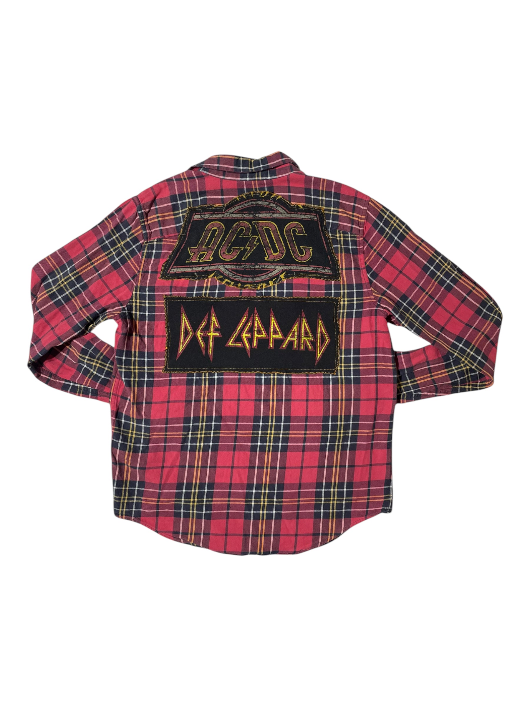 AC/DC Def Leppard Reworked Flannel