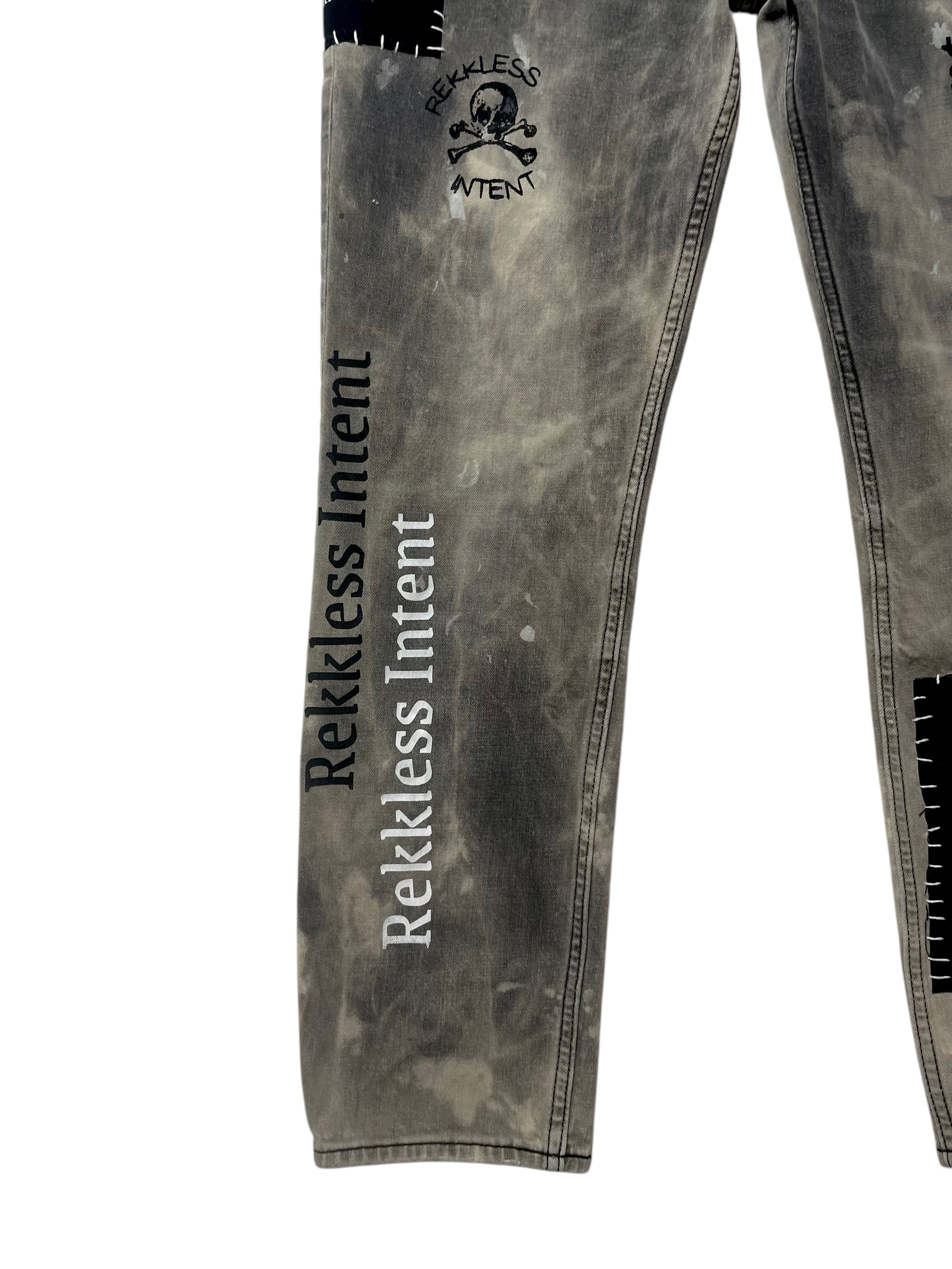 Rekkless Patched Reworked Jeans