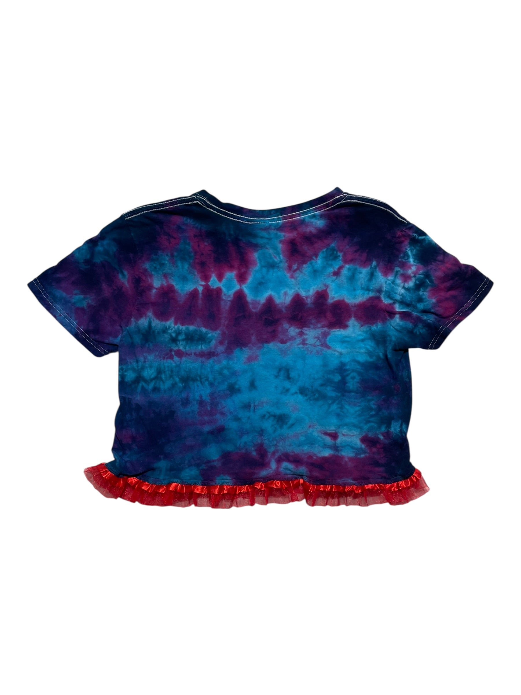 Tie Dye Reworked Lace Tee