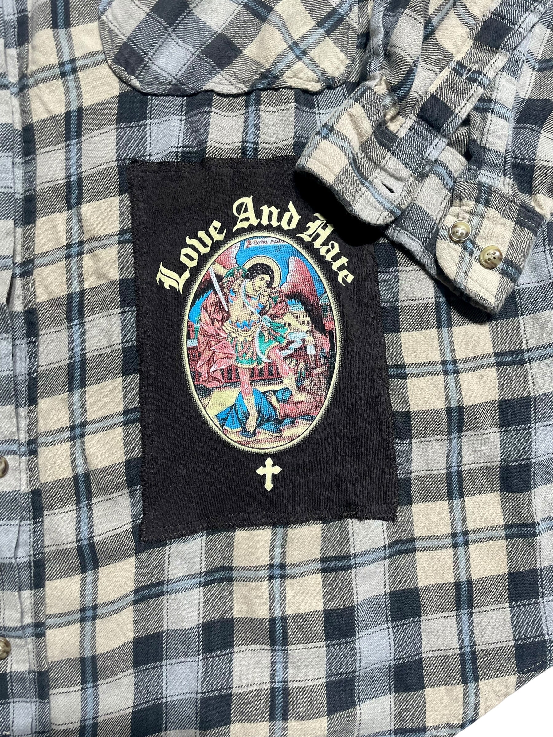 Love & Hate Reworked Flannel