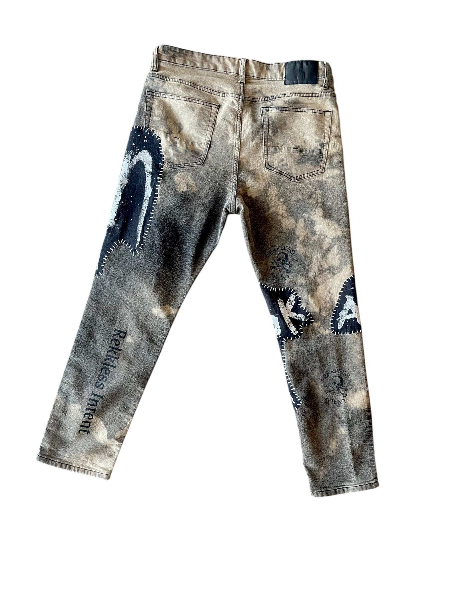 Korn Patched Reworked Jeans