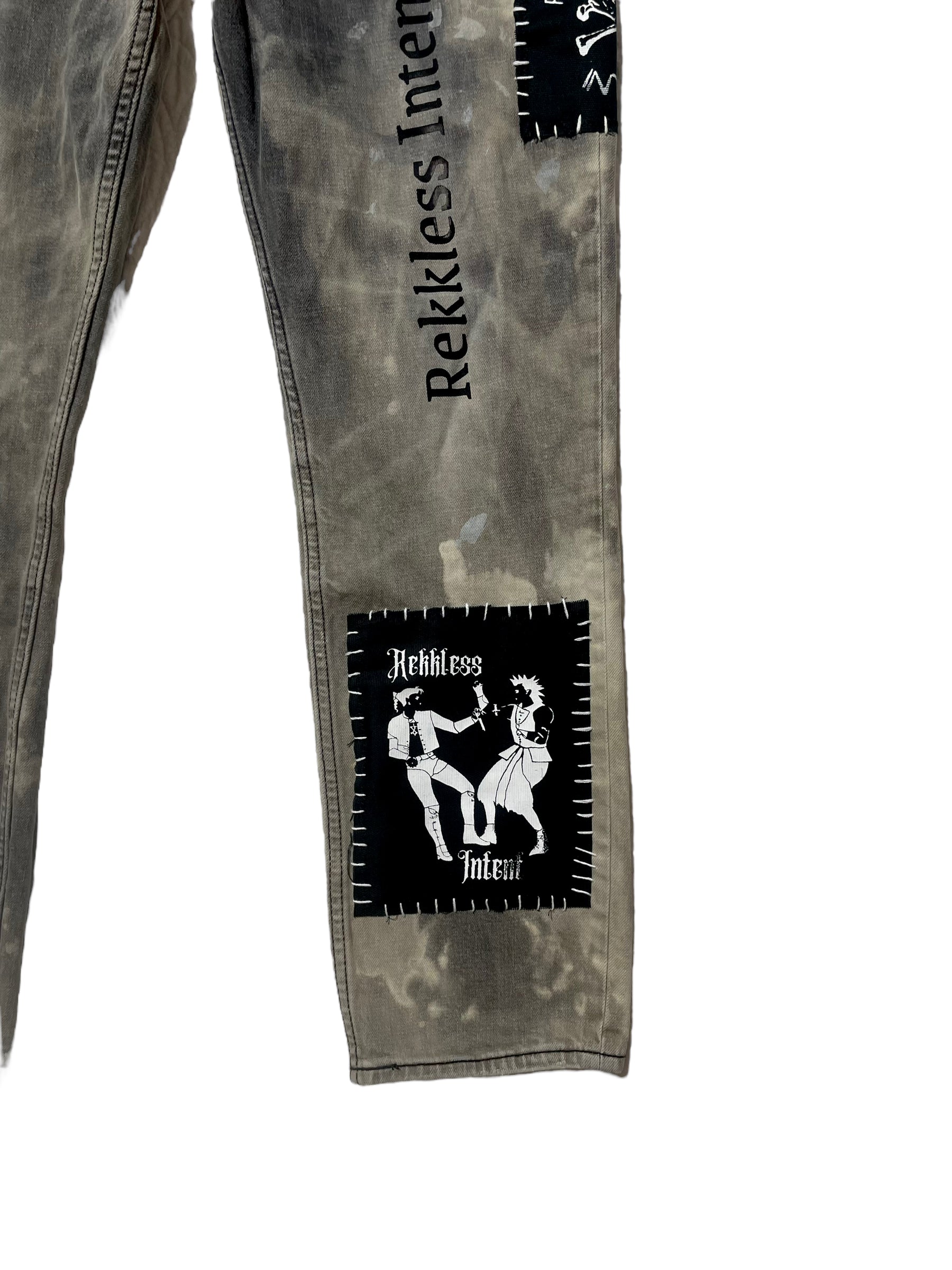 Rekkless Patched Reworked Jeans