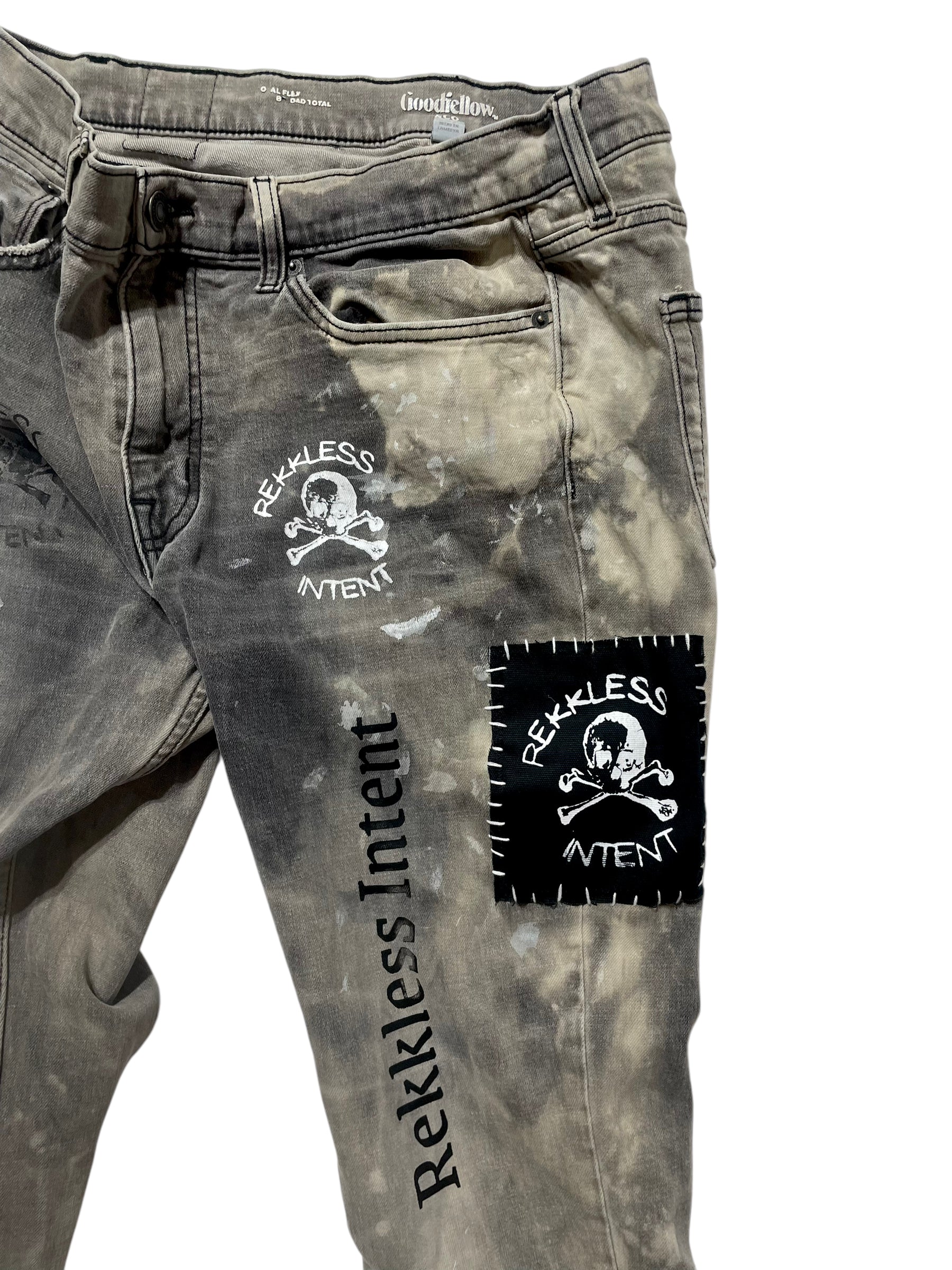 Rekkless Patched Reworked Jeans