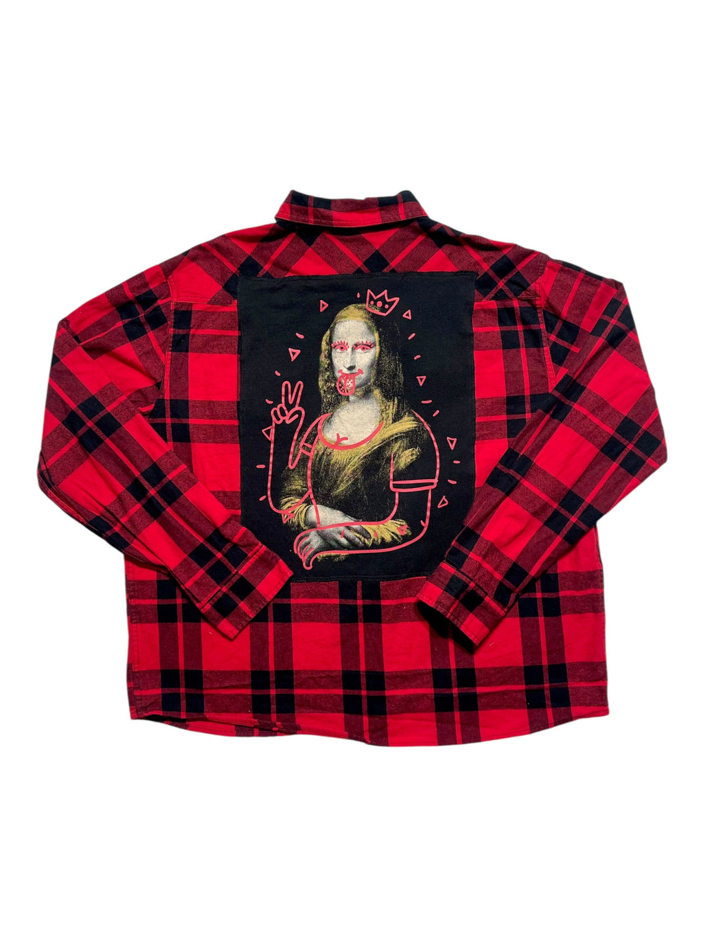 Mona Lisa Reworked Flannel