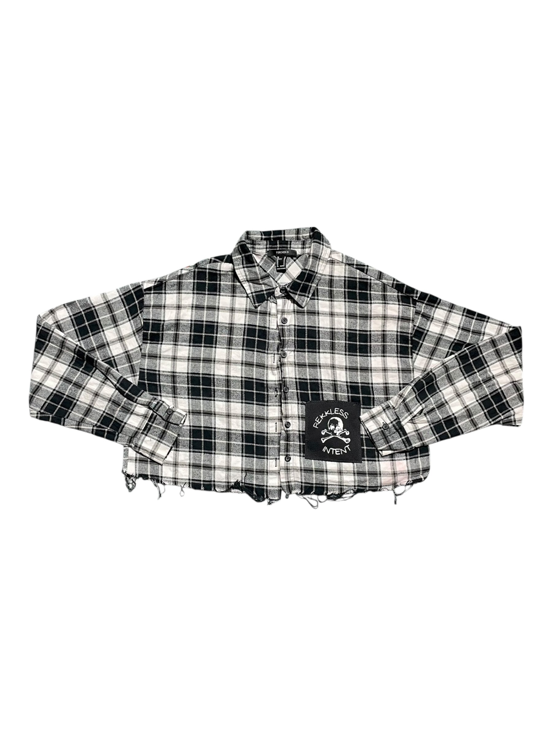 Mushroom Horror Reworked Flannel