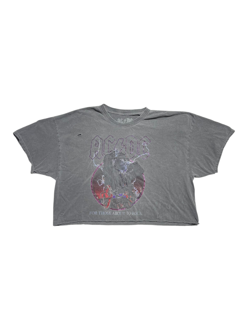 AC/DC Cropped Tee