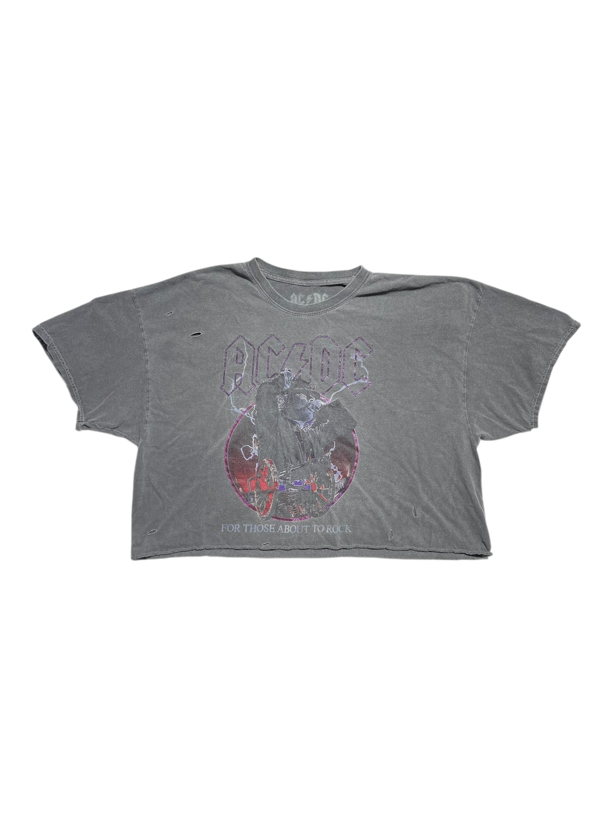 AC/DC Cropped Tee