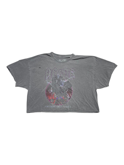 AC/DC Cropped Tee
