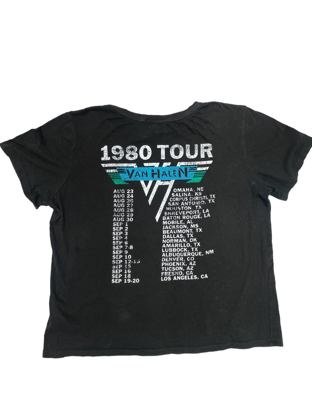 Van Halen 1980Tour tee