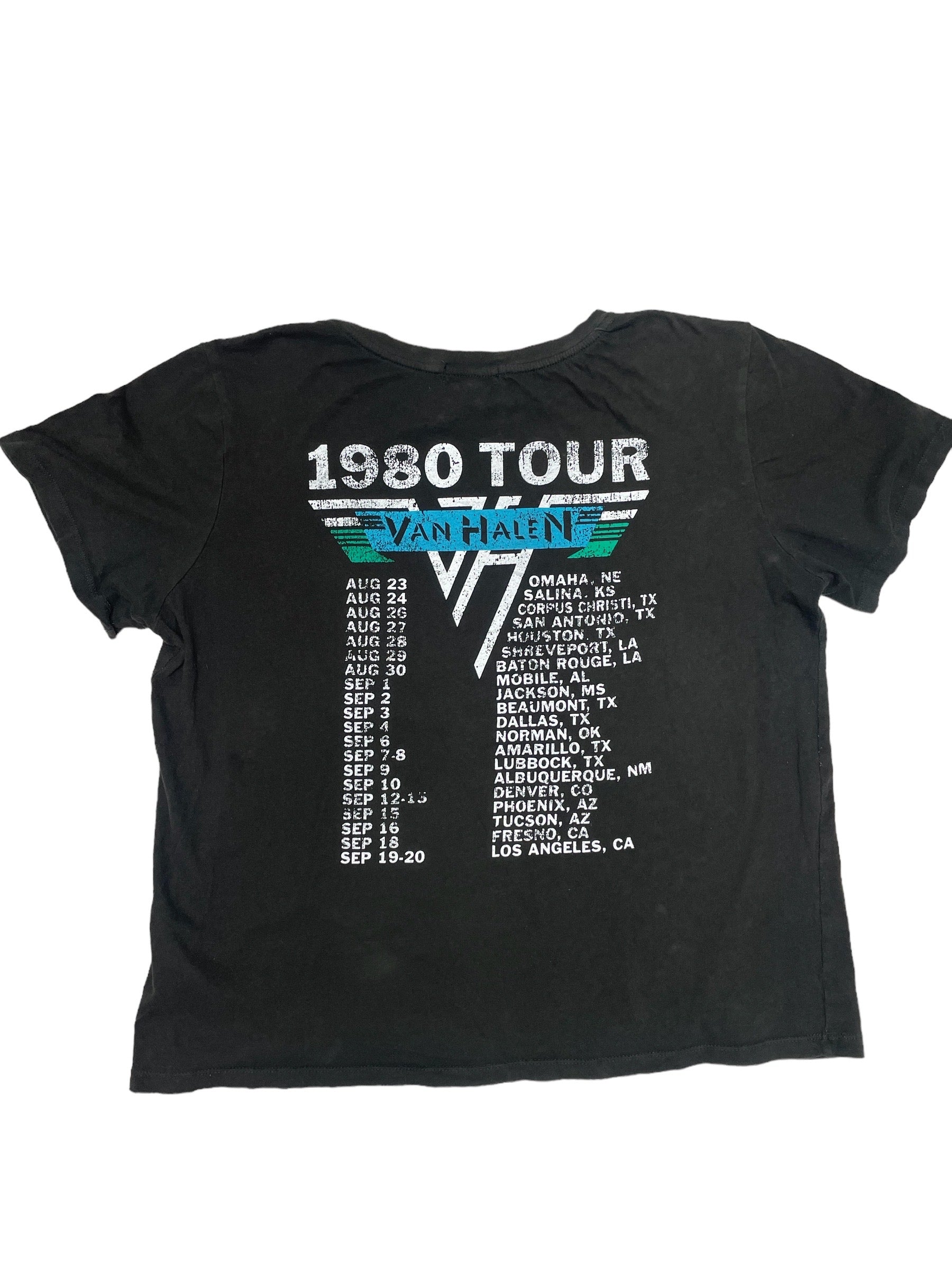 Van Halen 1980Tour tee