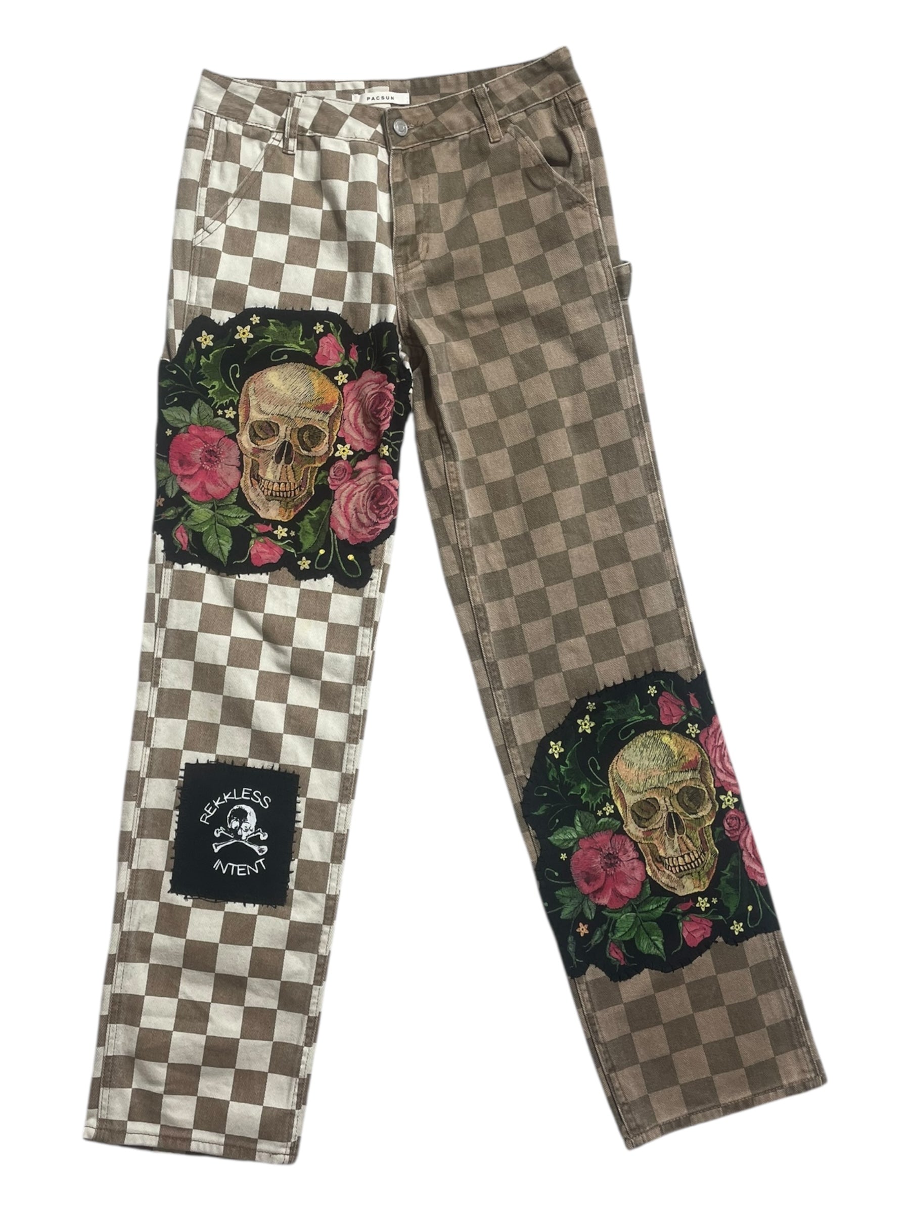 Skull Reworked Carpenter Jeans