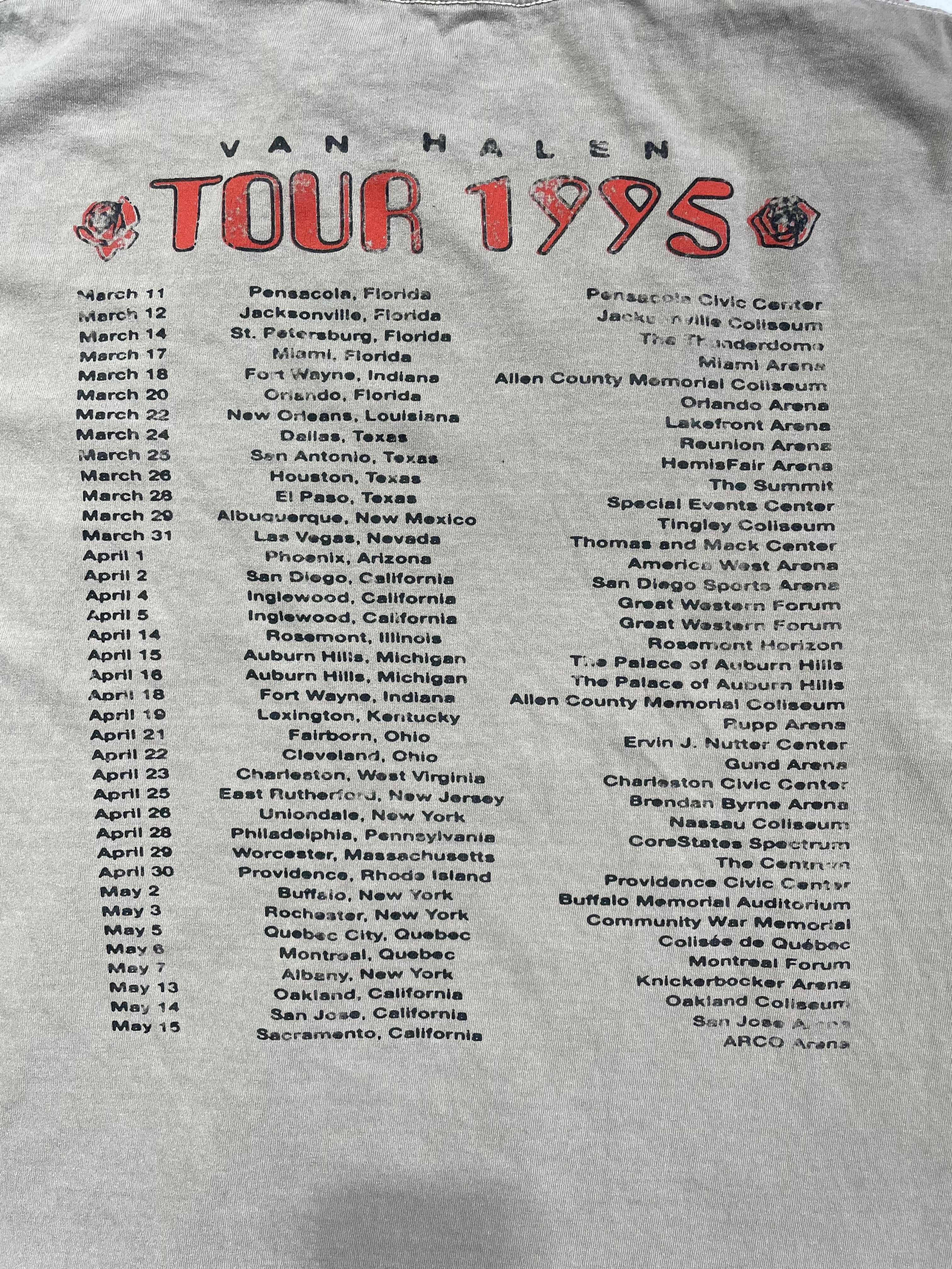 Van Halen 1995 Tour Tee
