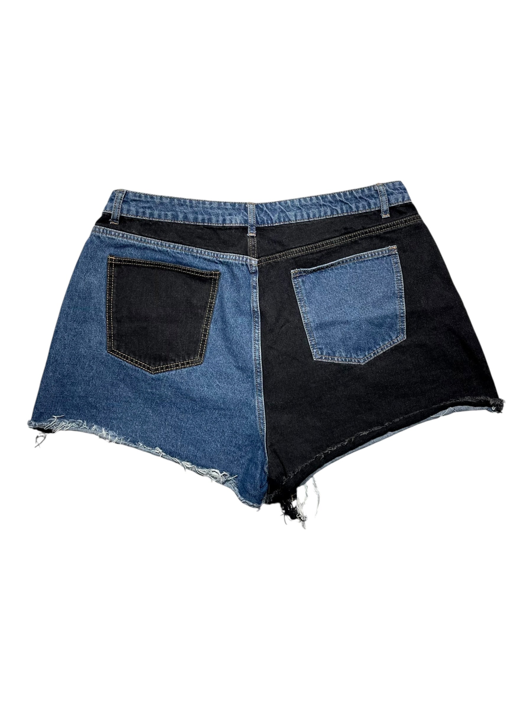 Split-Dye Reworked Shorts