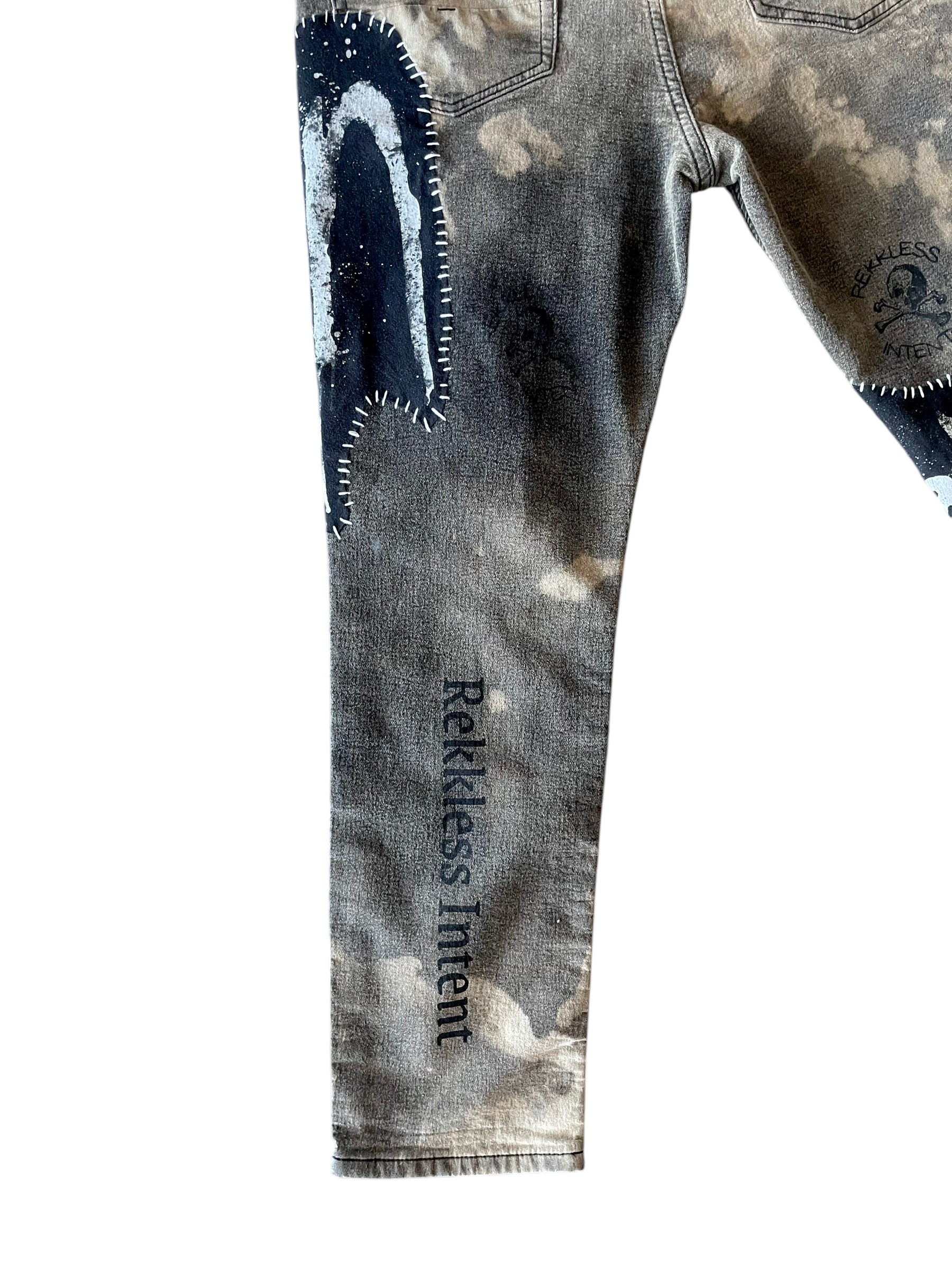 Korn Patched Reworked Jeans