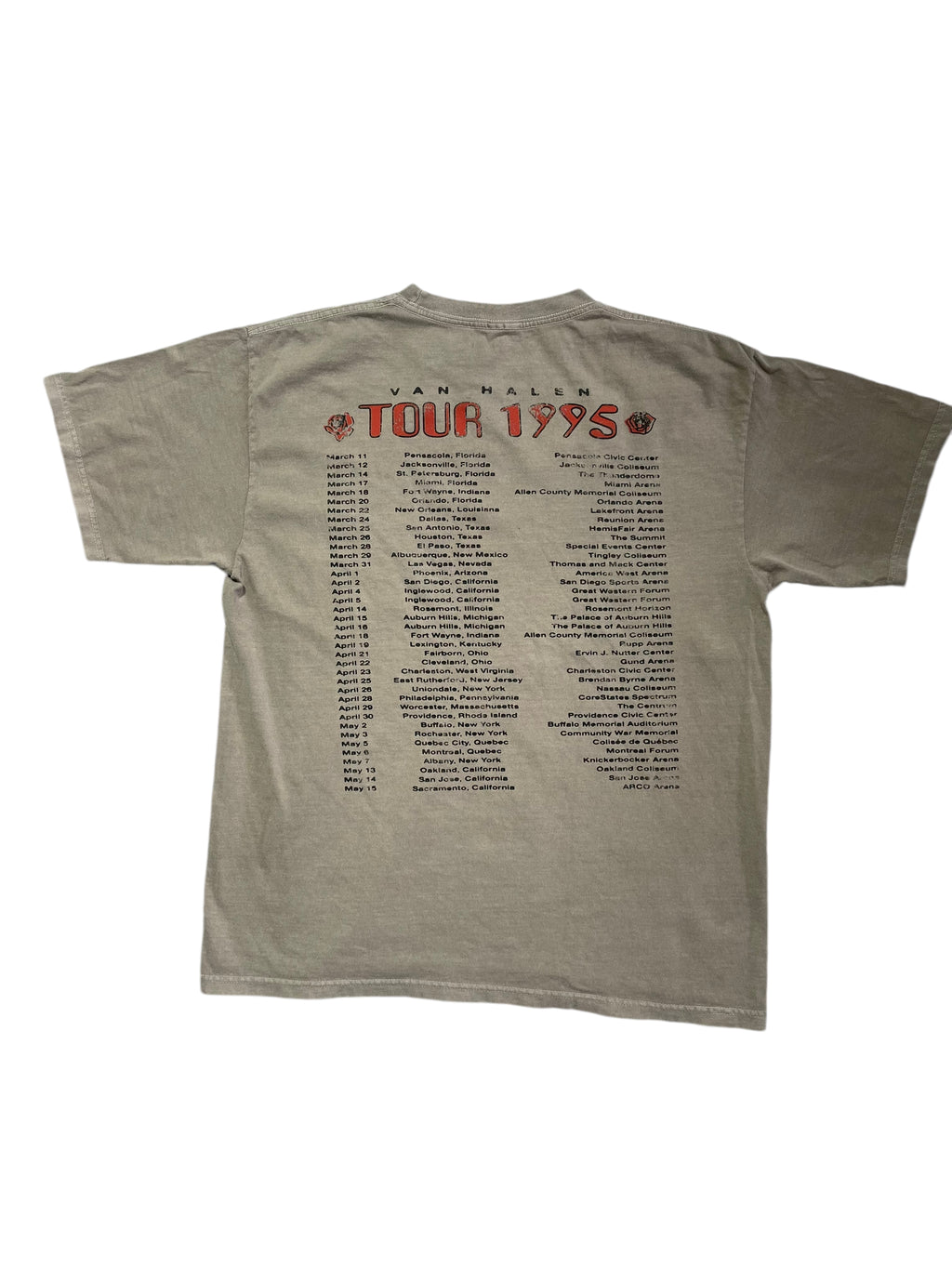 Van Halen 1995 Tour Tee