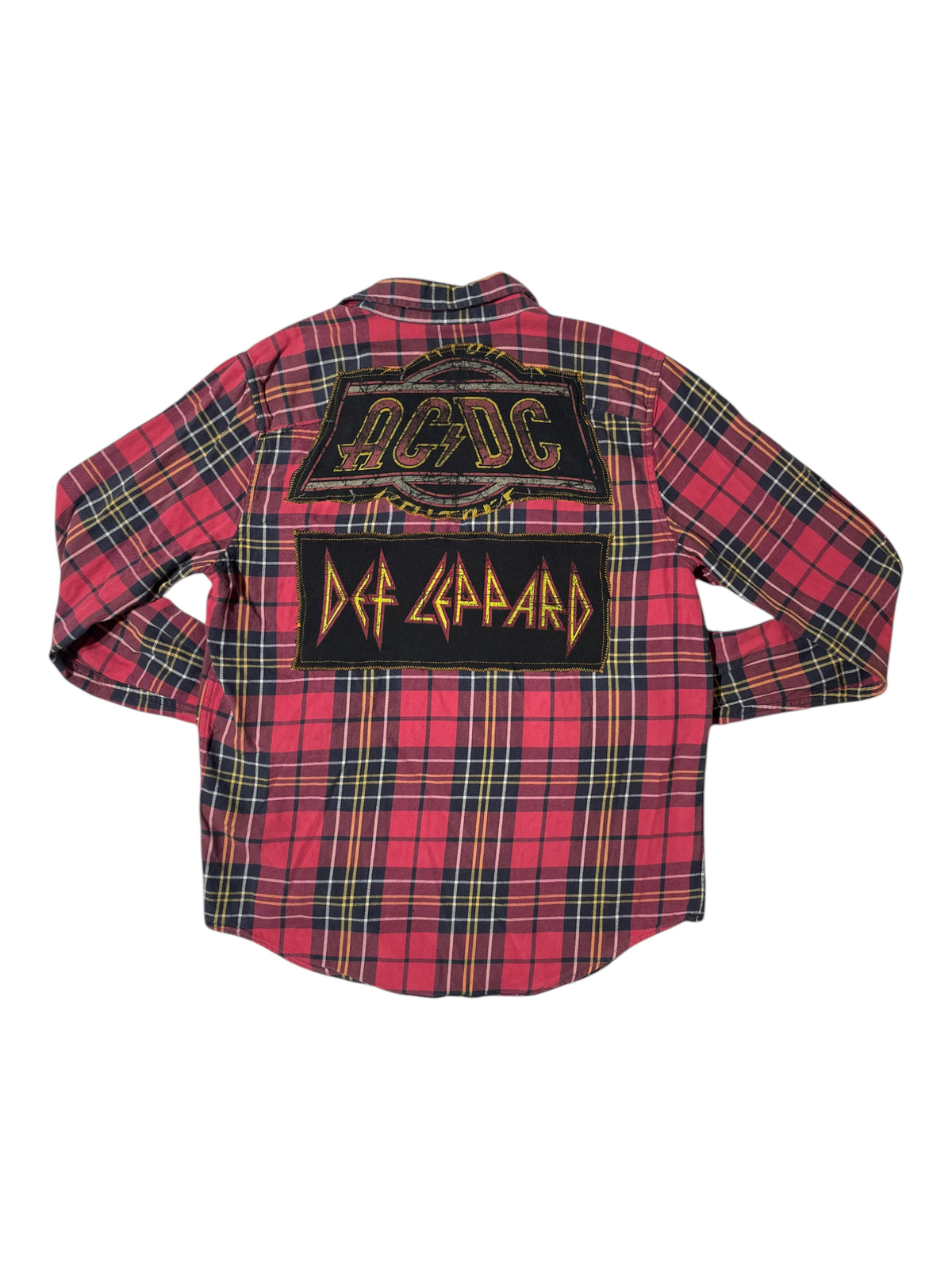 AC/DC Def Leppard Reworked Flannel