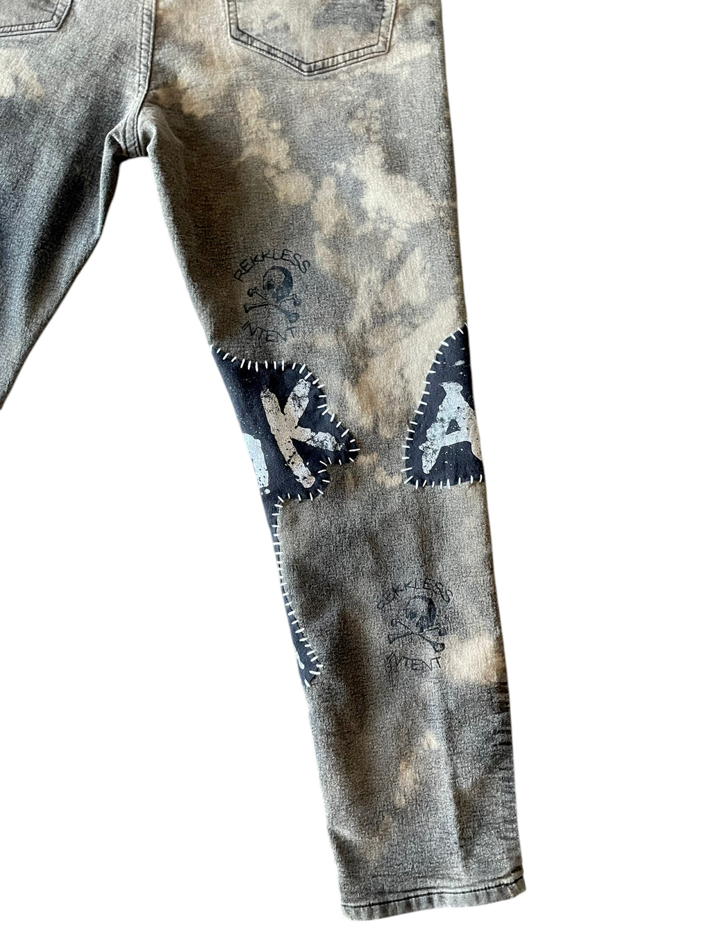 Korn Patched Reworked Jeans