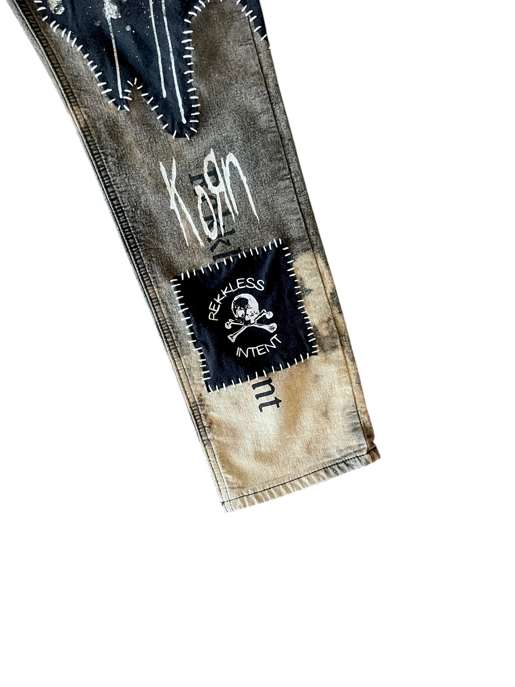 Korn Patched Reworked Jeans