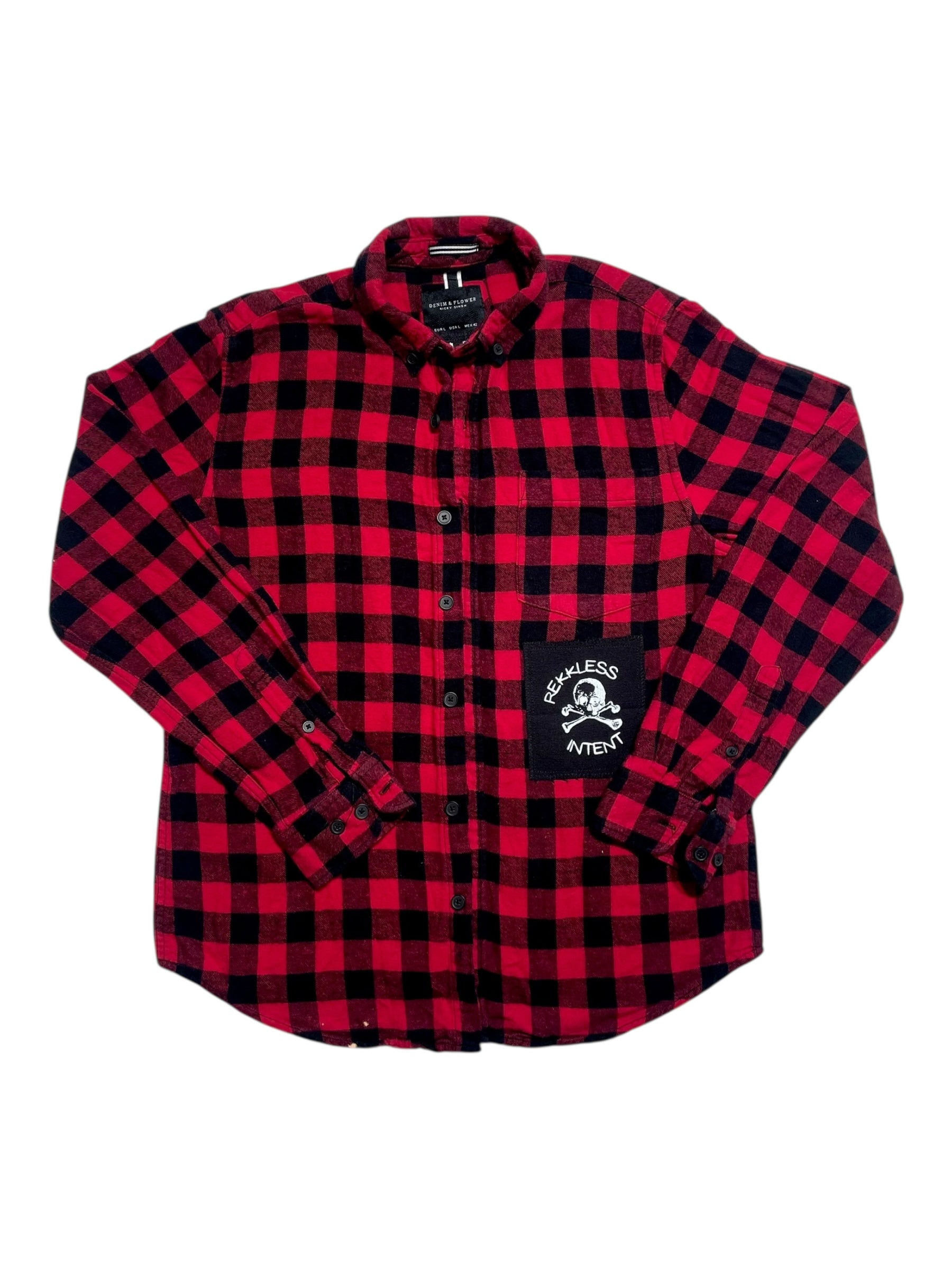 Iron Maiden Reworked Flannel