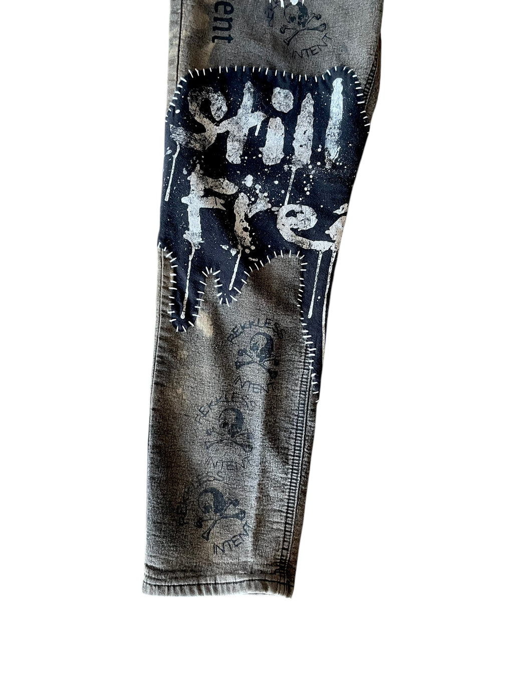 Korn Patched Reworked Jeans