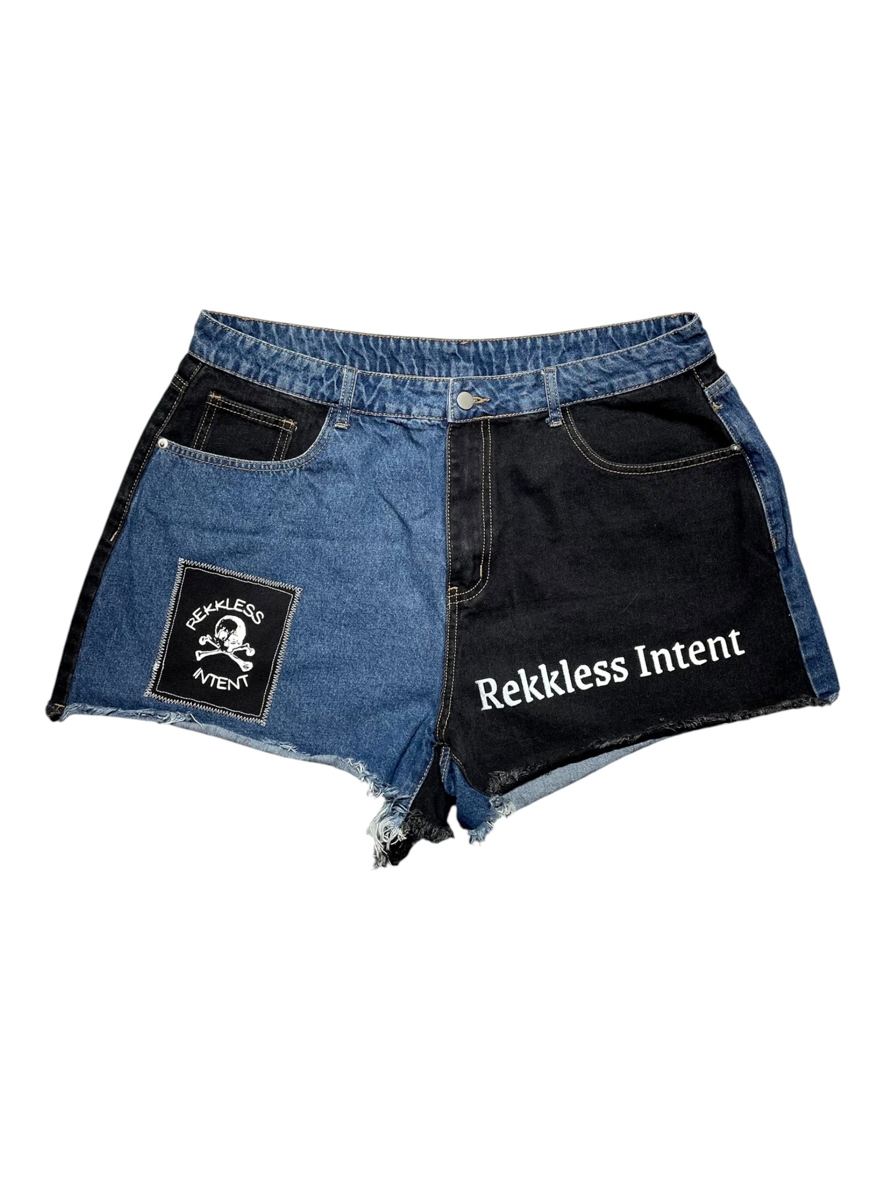Split-Dye Reworked Shorts