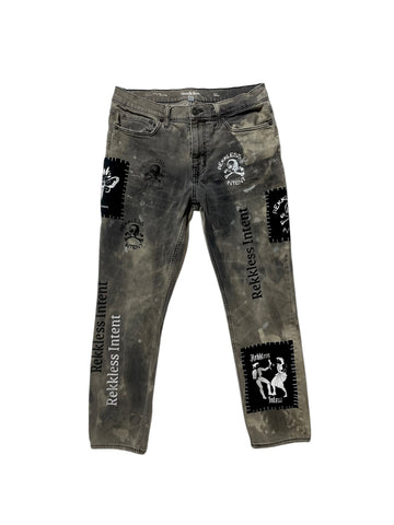 Rekkless Patched Reworked Jeans