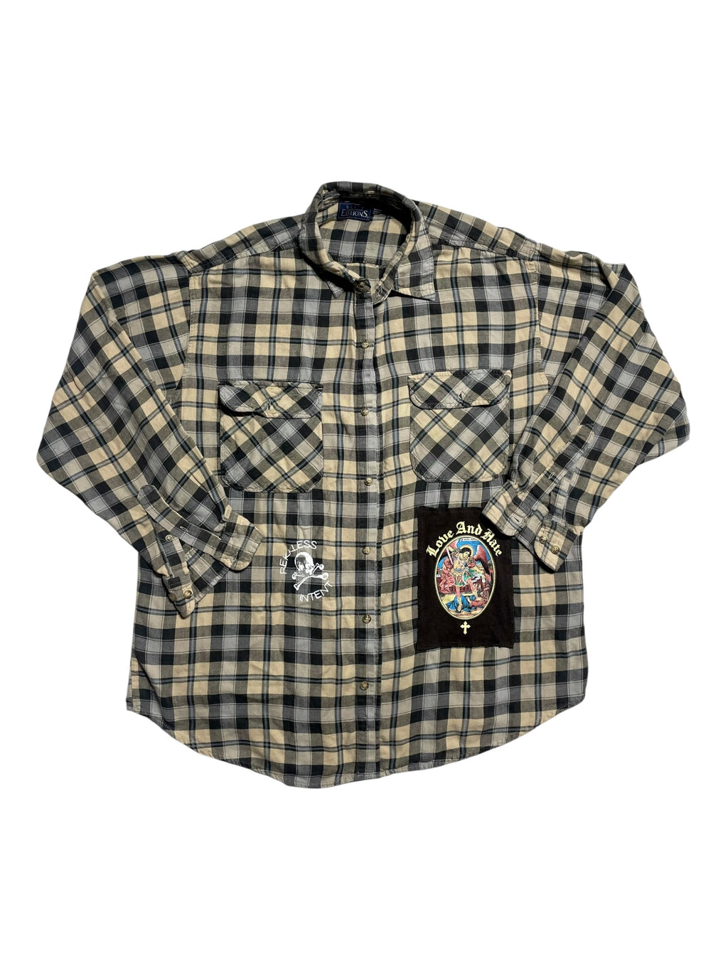 Love & Hate Reworked Flannel