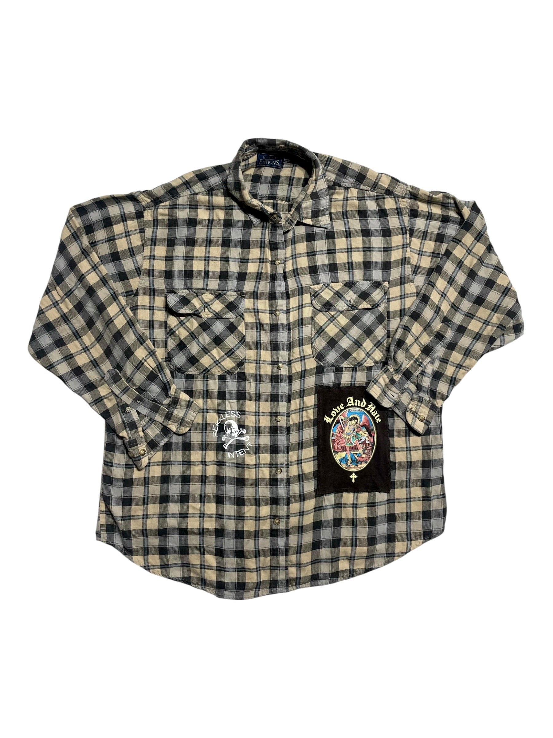 Love & Hate Reworked Flannel